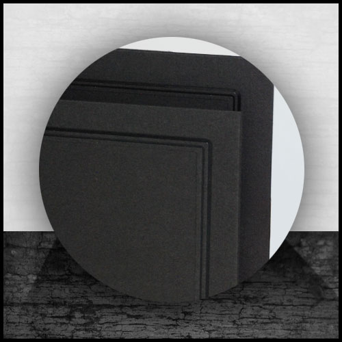 Ebony Double Folder (25 Pack)