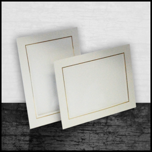 Studio Gold Easel - White