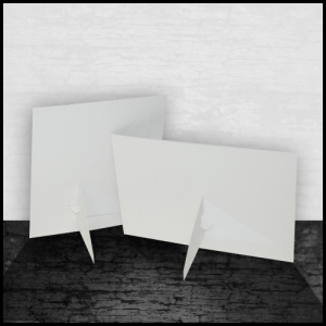 Studio Gold Easel - White