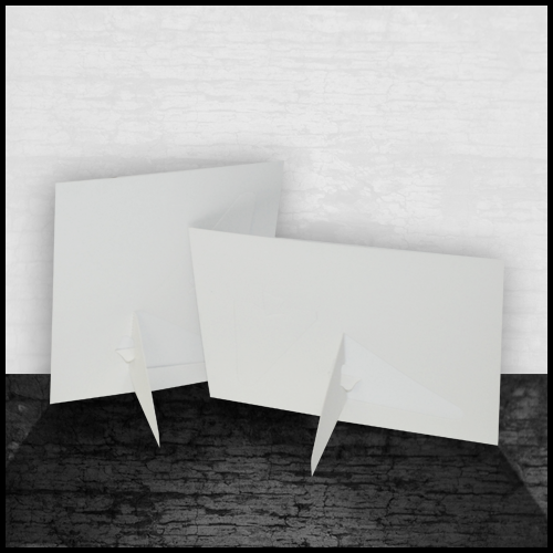 Studio Gold Easel - White (25 Pack)