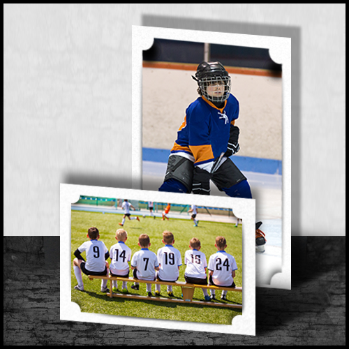 Flat School Mounts (25 Pack)