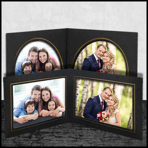 Studio Gold Double Folder (25 Pack)