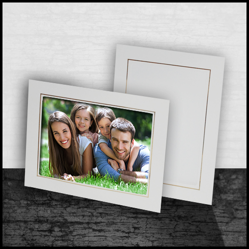 Studio Gold Easel – White (25 Pack)